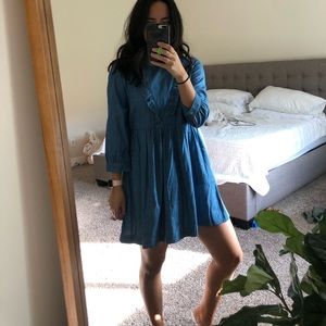 NWT Chambray Babydoll Dress